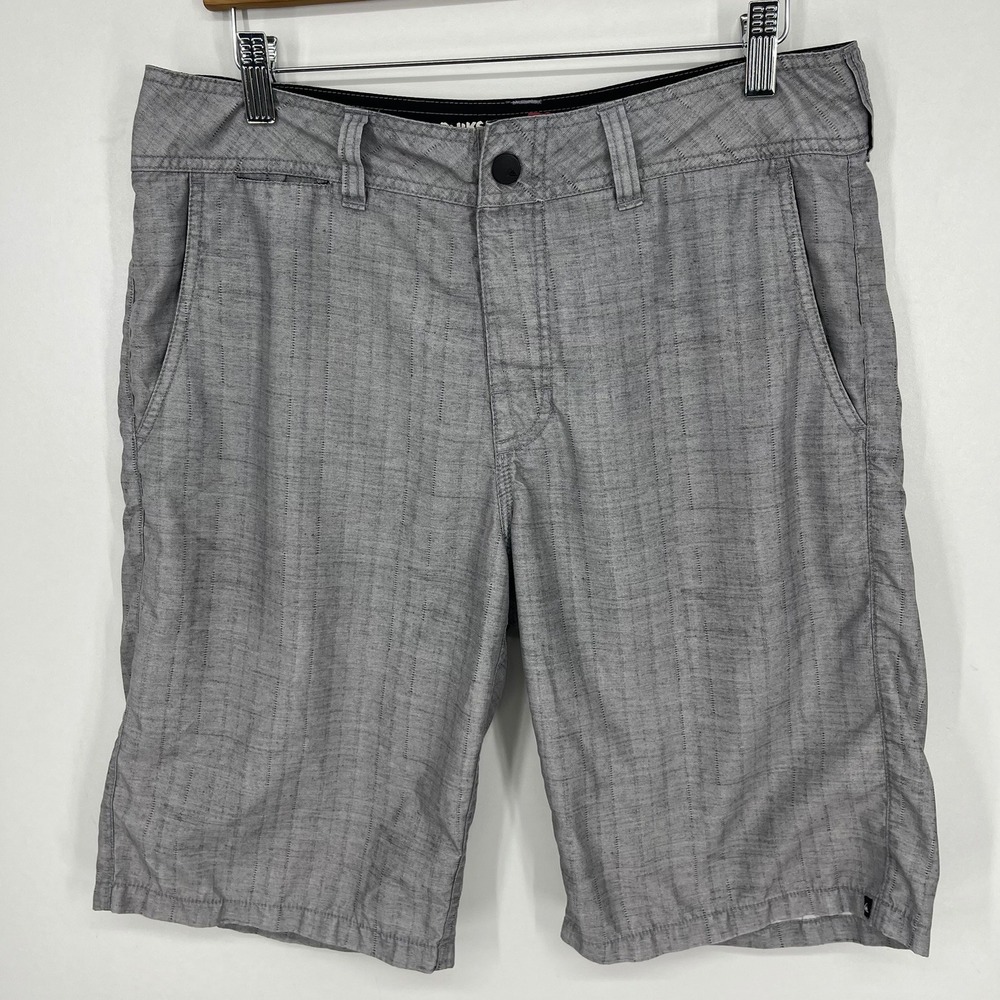 Quiksilver Amphibians Mens Grey Heathered‎ Hybrid Board Shorts Size 31